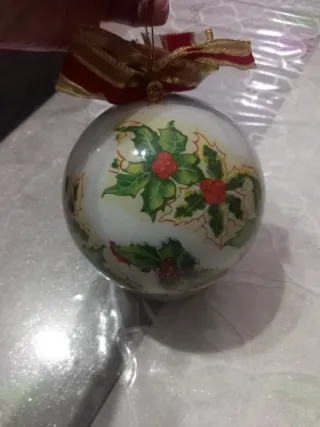 Palla Plexiglass Decorata A Mano