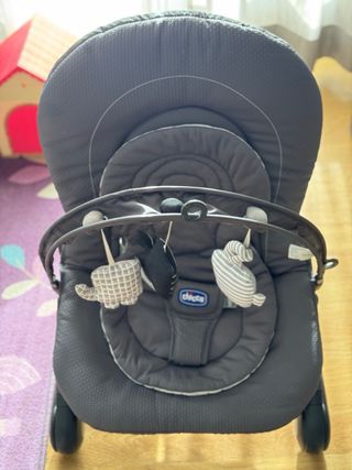 Silla Hamaca Bebé Chicco Hoppla Gris