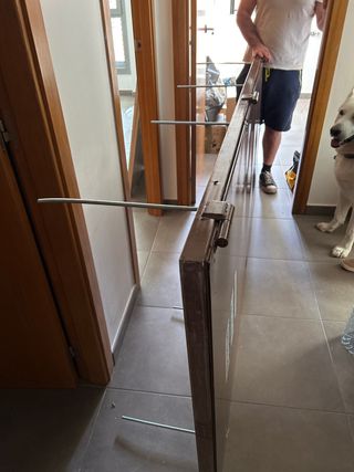 Puerta antiokupa metálica sant quirze!!!