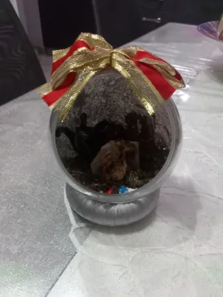 Palla Plexiglass Natività Fatta a Mano