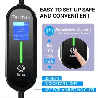 Cargador EV Teschev Tipo 2 16A 220V/230V