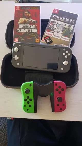 Nintendo Switch Lite Gris + Juegos