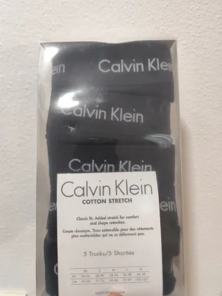 Pack 5 Boxer Calvin Klein Algodón Stretch