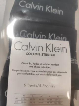 Pack 5 Boxer Calvin Klein Algodón Stretch