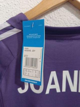 Camiseta Juanito Zanussi t.XL futbol retro vintage