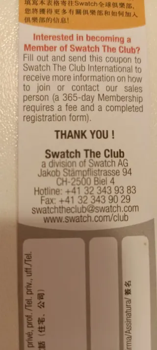 Orologio Swatch Resistente Acqua Bianco Verde