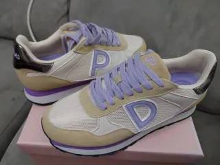 Zapatillas Dolores Promesas Beige y Morado