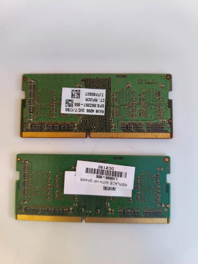 2x Micron DDR4 4GB RAM PC4-2400T/2666V