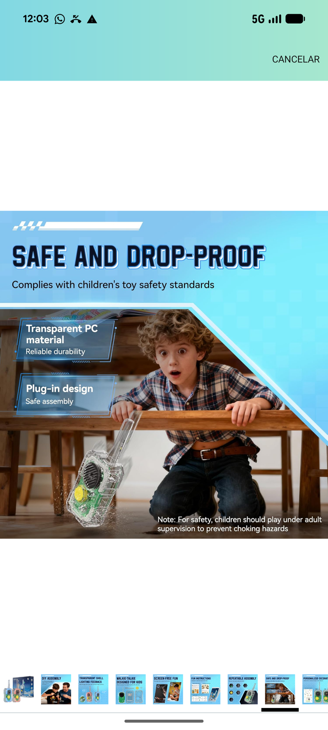 Walkie Talkies da assemblare da soli, nuovo giocattolo