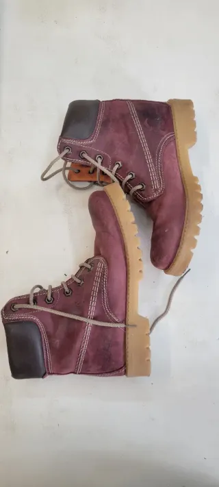 Botas Aback Piel Rosa T37