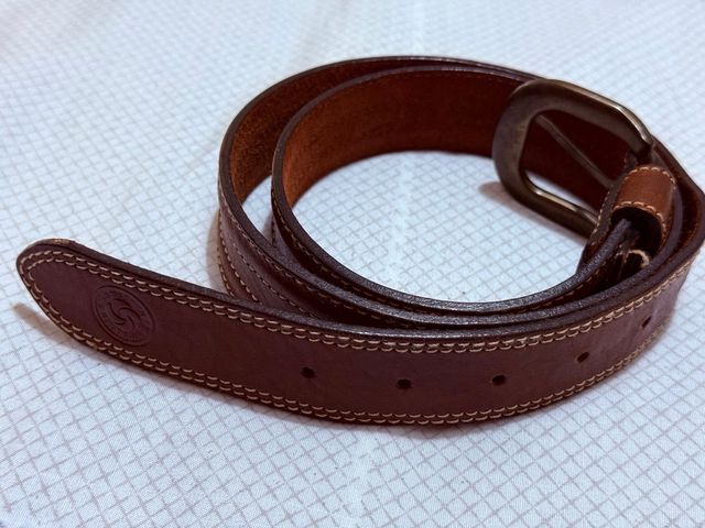 Cintura in pelle Samsonite Marrone