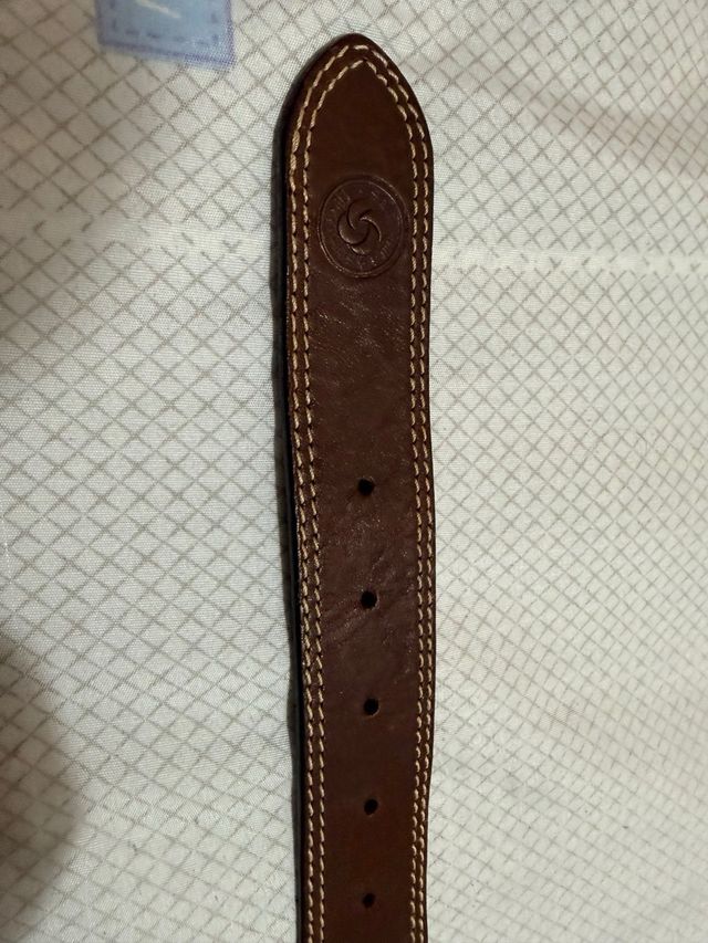 Cintura in pelle Samsonite Marrone