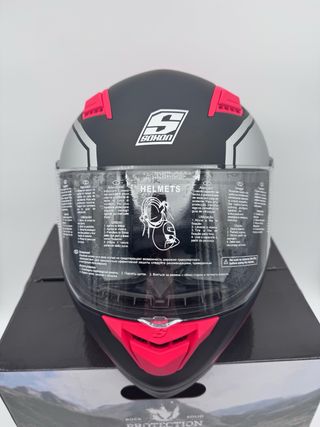Casco Moto Integral Soxon ST-1000 Racing Red, XS