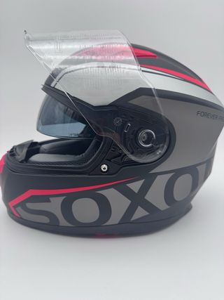 Casco Moto Integral Soxon ST-1000 Racing Red, XS