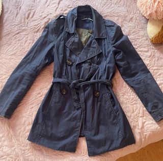 Gabardina azul marino