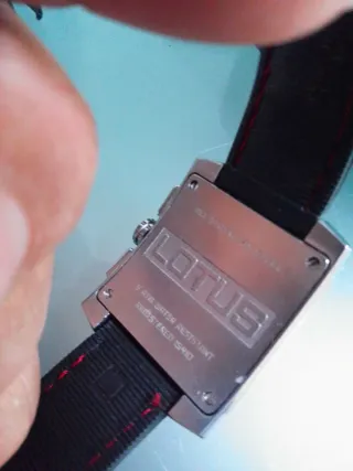 Reloj Lotus Cronógrafo Hombre Negro/Plata