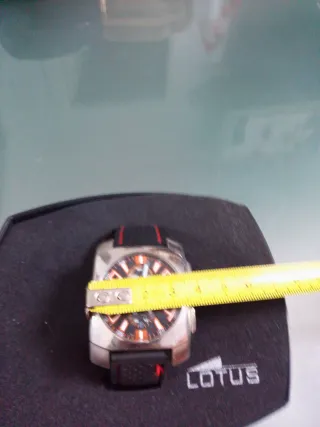 Reloj Lotus Cronógrafo Hombre Negro/Plata