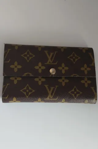 Cartera Louis Vuitton Mujer Marrón y Dorado
