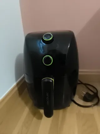 Cecotec Freidora de Aire Negra, 3L