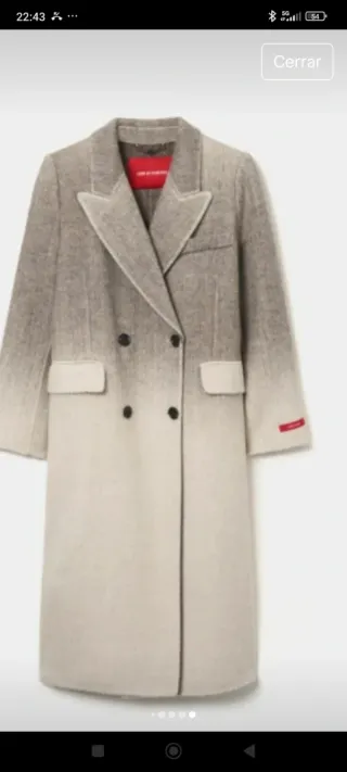 Abrigo de lana sin estrenar