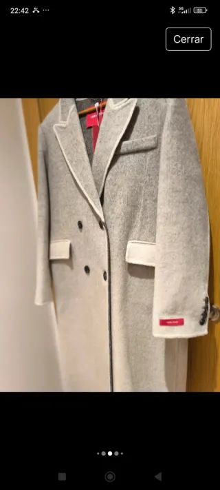 Abrigo de lana sin estrenar