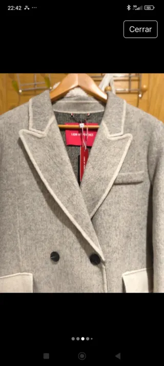 Abrigo de lana sin estrenar