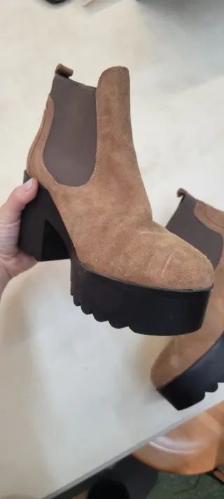 Botas Yellow T37 tacón plataforma