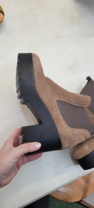 Botas Yellow T37 tacón plataforma