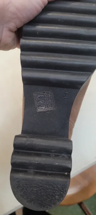 Botas Yellow T37 tacón plataforma