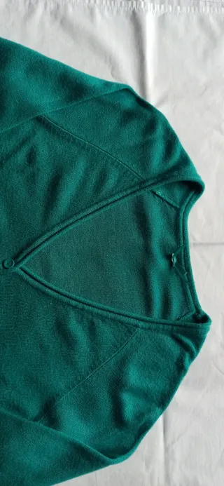 Rebeca de lana verde