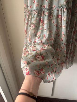 Vestido Zara floral bohemio