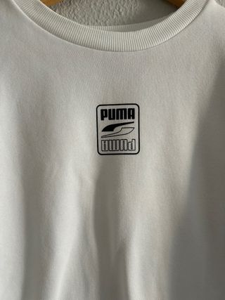Sudadera Puma Blanca y Roja