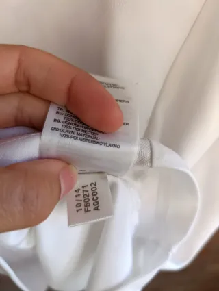 Camiseta Adidas Blanca y Negra
