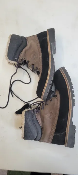 Botines Zara T37 con pelo interior