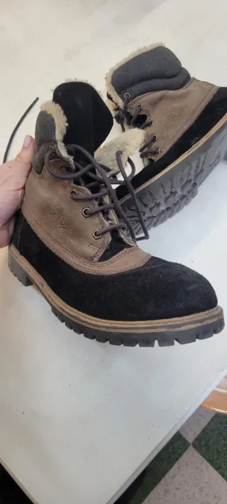 Botines Zara T37 con pelo interior