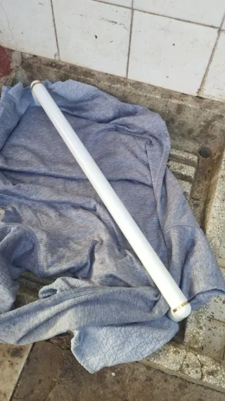 Barra aluminio para toallero de baño