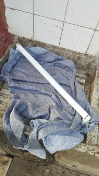 Barra aluminio para toallero de baño