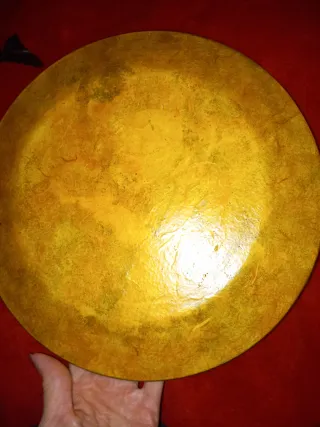 Piatto decorativo decoupage Il Bacio