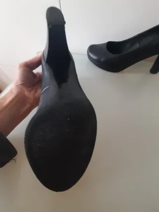 Zapatos de tacón negros talla 37