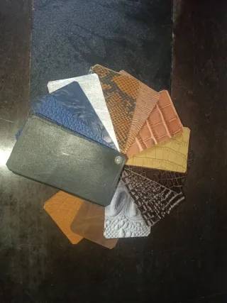 Rulos/Porta herramientas de cuero hechos a mano.