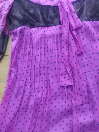 Vestido Marc Jacobs Rosa Magenta y Marrón