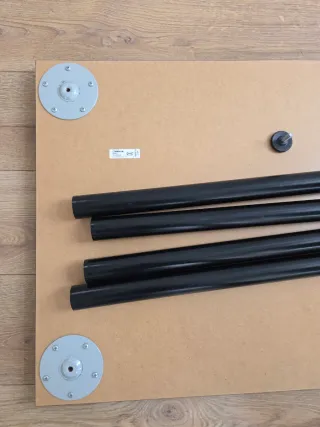 Mesa IKEA Negra Linnmon