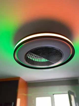 Ventilador de techo con altavoz Bluetooth