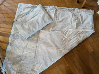 Juego de edredón y almohada cuna con fundas