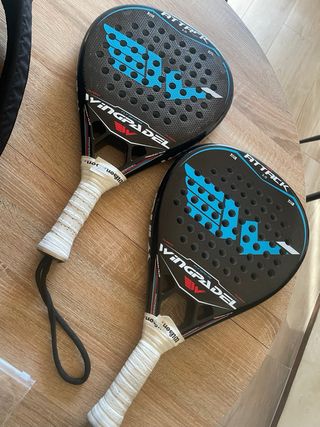 Paletero Asics + 2 Palas Wingpadel + Grips