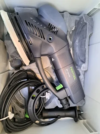 Nueva Festool ro feq plus. Nueva pulidora Lijadora