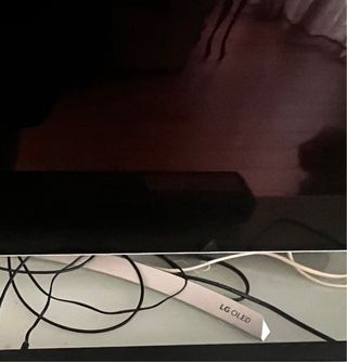 LG OLED55B7V 55 TV con base y mando