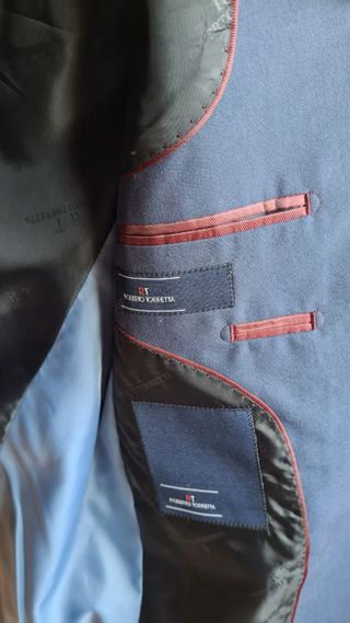 Traje Roberto Torretta Azul