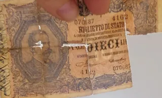 Banconota 10 Lire Regno d'Italia 1931