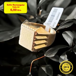 Anillo Sello Oro 18k Desde 3,20 Grs Varias Tallas